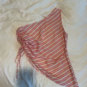 Princess Polly Pink and Orange Striped Skirt Set